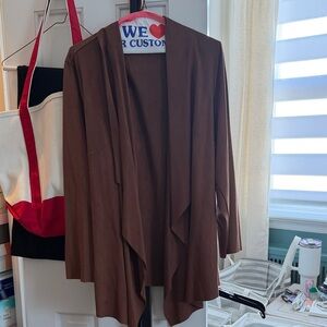 Soft Surroundings Brown Cardigan